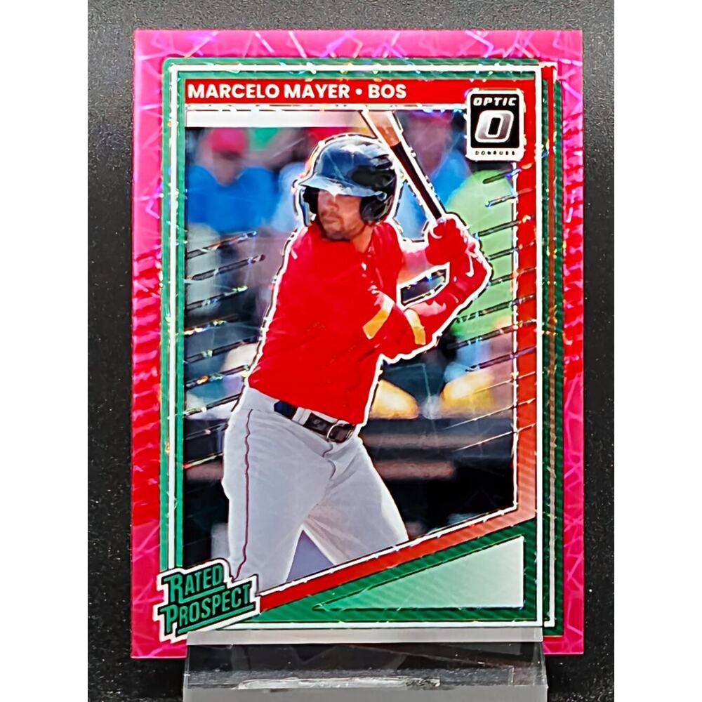Marcelo Mayer Pink Velocity /79 RC Boston Red Sox Top Prospect
